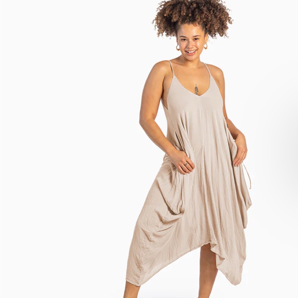 Buddha Pants Geneva Dress Ivory
